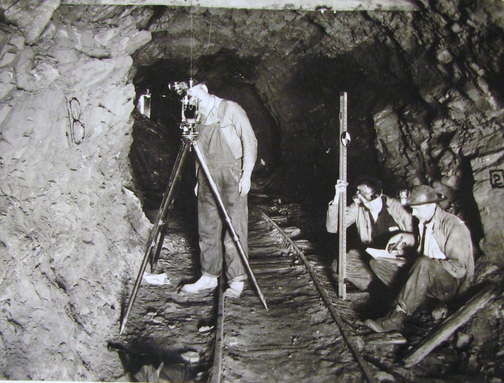 Surveying in Curry Mine 1929