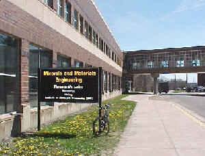 Roadside view of Mining building