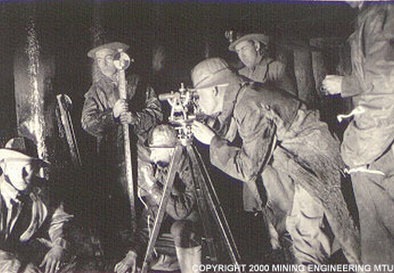 Mining class surveying in iron mine