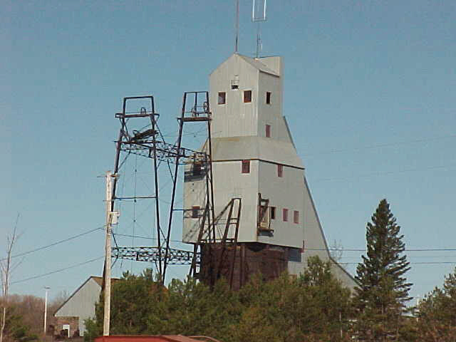 View of 
headframe from north